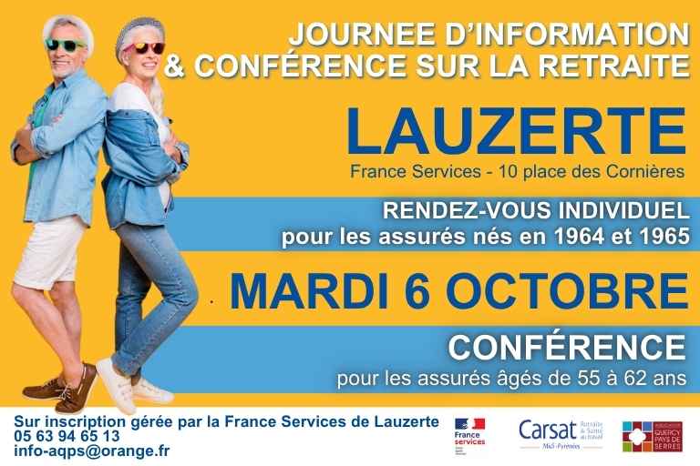 Information Retraite avec la CARSAT - LAUZERTE