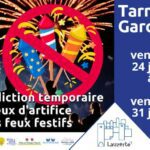 Interdiction temporaire feux d'artifice Lauzerte