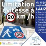 Lauzerte passe à 20 km/h