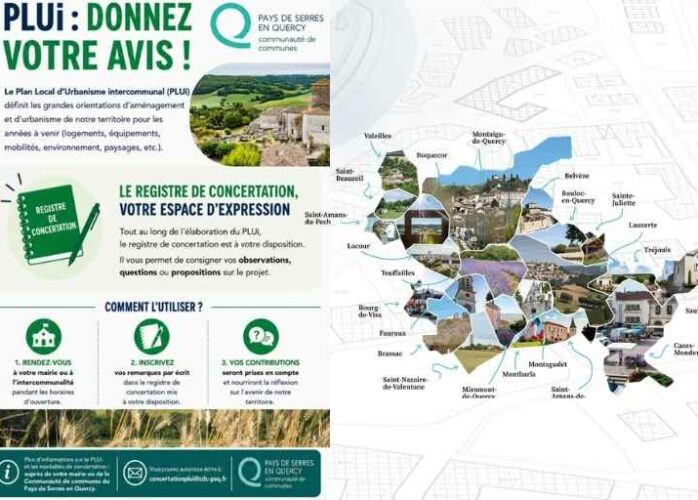 Concertation élaboration PLUI Lauzerte