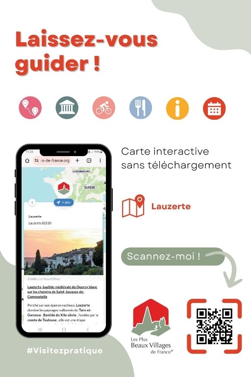 Carte Interactive LauzertePlus Beaux Villages de France