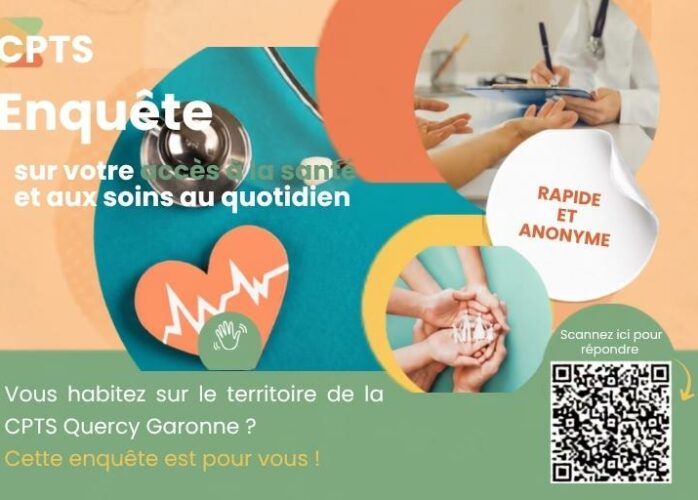 Enquête CPTS Quercy Garonne sur les soins au quotidien