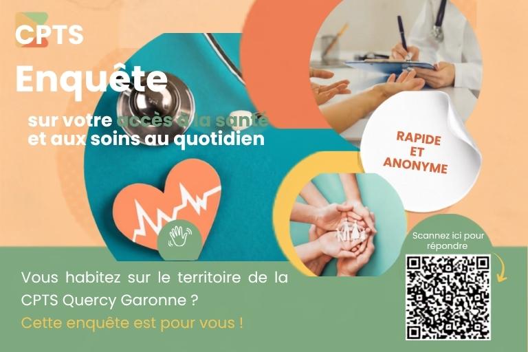 Enquête CPTS Quercy Garonne sur les soins au quotidien