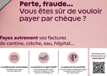 Suppression du chèque pour le paiement des factures publiques