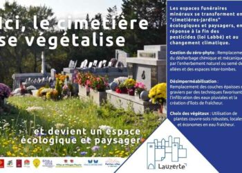 Végétalisation des cimetières de Lauzerte